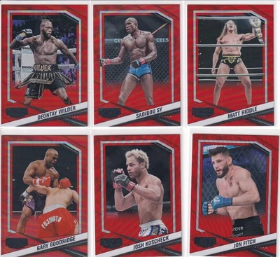 2025 Panini PFL Combat Anthology Orange Foil /99 (x6) Matt Riddle/Deontay Wilder - Image 1 of 2