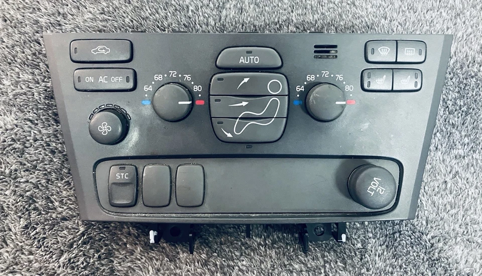 Panel de control de temperatura climatizado aire acondicionado Volvo S60 V70 XC70 30782695 Foto 1 de 2