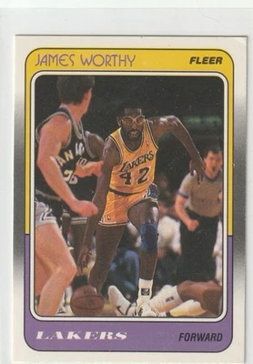 1988-89 Fleer #70 James Worthy - Image 1 of 2