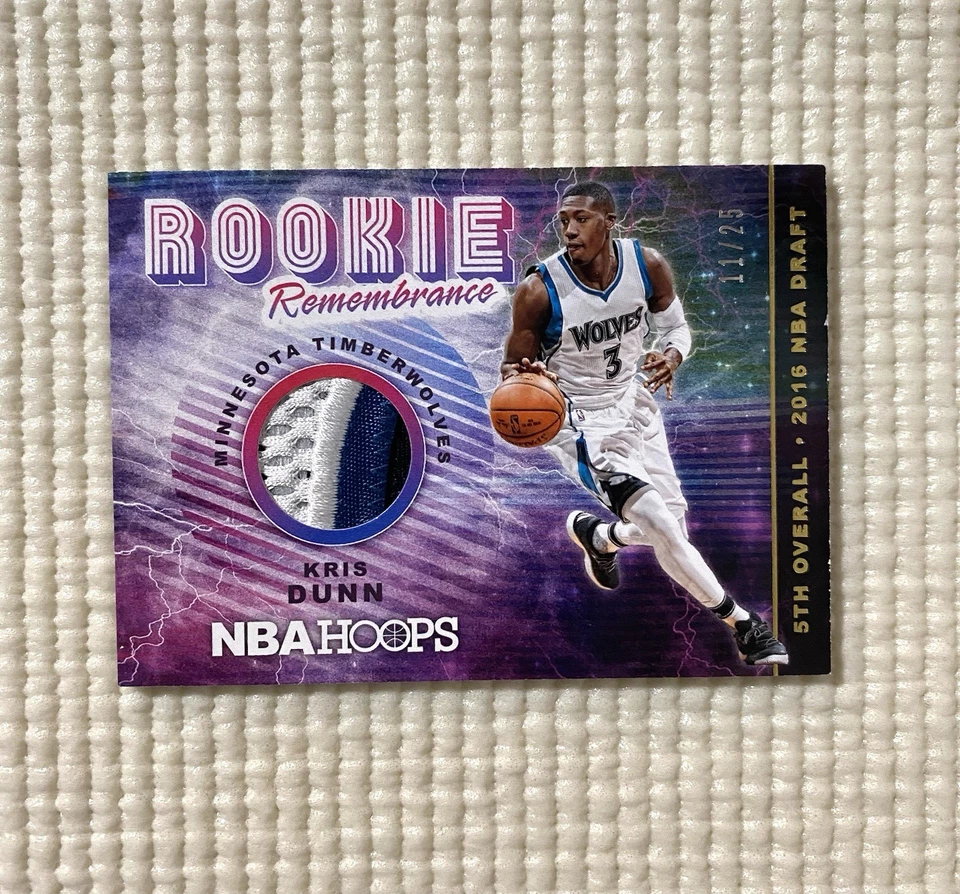 2018-19 Panini NBA Hoops - Rookie Remembrance Kris Dunn #RR-KD (MEM) #11/25 - Image 1 of 4