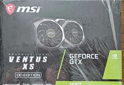 MSI NVIDIA GeForce GTX 1660 Super VENTUS XS OC 6GB GDRR6 Graphics Card (GTX 1660 - Image 1 of 3