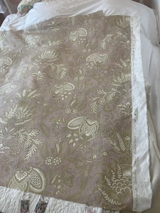 Lewis & Wood Wykeham fine damask fabric 60” x 57” Serge Mawry printed in England - Picture 1 of 11