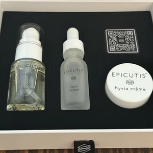 EPICUTUS Luxury Skincare Set Epicutis Oil Cleanser Lipid Serum Hyvia Cream - Picture 1 of 3