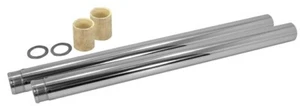 Nuevos tubos deslizantes de horquilla cromados de 49 mm (2"" OS) para Harley Davidson Fatboy 18/más tarde - Imagen 1 de 1