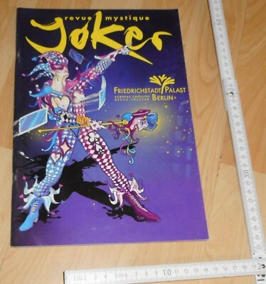 heft alt revue mystique joker friedrich stadt palast berlin theater 1997 werbung - Bild 1 von 3