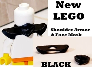 New LEGO Ninja Body Wear Gear Face mask BLACK Shoulder Pads Black Ninjago Travel - Picture 1 of 1