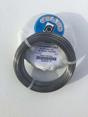 PIANO WIRE (THE BEST) Roslau-Full 1/2kg (500gram) Polished German Spring Steel