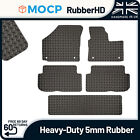 5mm Heavy-Duty Rubber Car Mats to fit Volkswagen Touran 5 Piece Round Mat Cli...