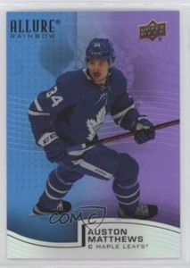 2021-22 Upper Deck Allure Rainbow Blue Purple 88/199 Auston Matthews #R-86