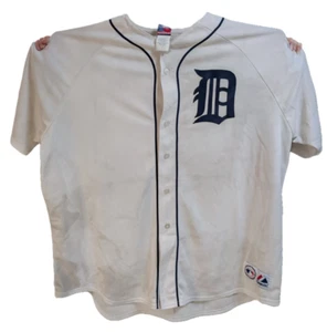 Detroit Tigers Ivan Pudge Rodriguez Genuine Majestic Stitched Jersey Sz XXXL 3XL - Picture 1 of 3