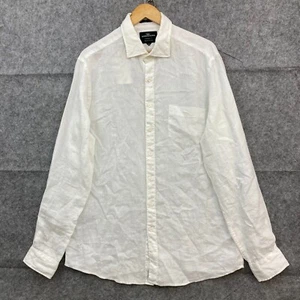 NEW Rodd & Gunn Linen Shirt Mens M Medium Regular Button Up Long Sleeve 39419 - Picture 1 of 11