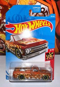 Hot Wheels '67 Chevy C10 Orange 176/250 HW Flames 9/10