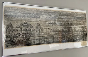 Radierung Schlacht bei Breitenfeld 1631 Antik Schlachtorden Matthäus Merian - Bild 1 von 7