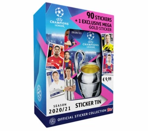 Topps Champions League Sticker 2020/2021 - 1x Tin je 90 Sticker Saison 20/21 - Picture 1 of 1