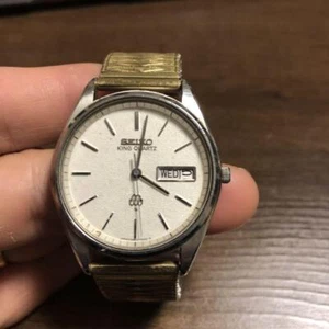 Vintage SEIKO King Twin Quartz 9923-7020 Uomo Giappone - Foto 1 di 4
