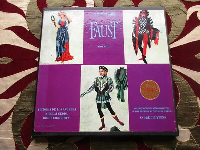 VICTORIA DE LOS ANGELES FAUST GOUNOD HIS MASTER'S VOICE 1959 STEREO 4LP BOXSET - Image 1 of 4