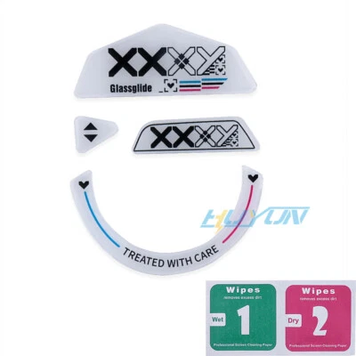 For Logitech G502 Lightspeed Wireless Mouse Tempered Glass Mouse feet Sticker  - Image 1 of 4