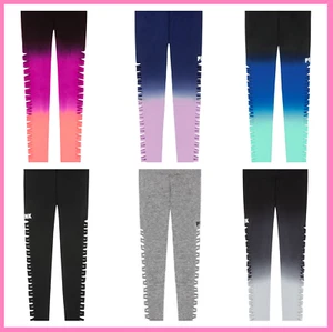 Victoria's Secret Pink Ombre Cool Comfy Strappy Leggings Dip Dye Purple XS M L - Picture 1 of 14