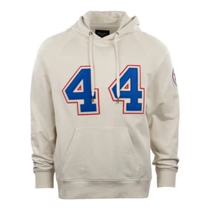 Hank Aaron French Terry Script Hooded Sweatshirt Ebbets Field Flannels XL - Picture 1 of 5