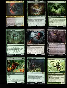 Spider Web-Shelob-100 Card Magic the Gathering Commander Deck-Rare-Mythic-MTG - Picture 1 of 9