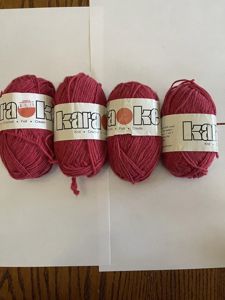 Marca Kara 50 % seda de soja/50 % lana Worsted Foto 1 de 3