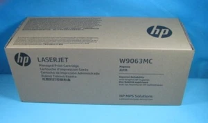 CARTUCHO DE TÓNER ORIGINAL HP MAGENTA MAGANGED - W9063MC - CAJA SELLADA DE FÁBRICA - NUEVO - Imagen 1 de 1