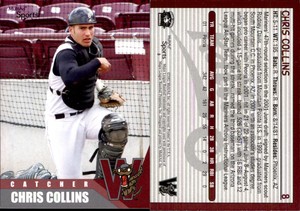 Chris Collins 2002 MultiAd Wisconsin Timber Rattlers #3 Card *AutographDen*