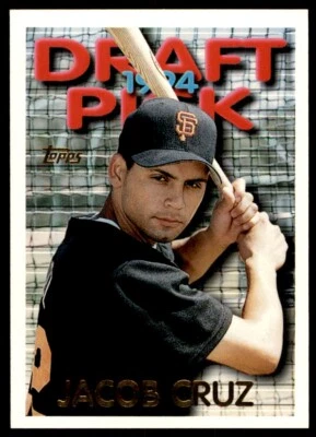 1995 TOPPS RC #521 JACOB CRUZ SAN FRANCISCO GIANTS - Image 1 of 2