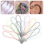  100 Pcs Smartphone Phones Charm Straps with Hook Key Fob Lanyard Cell