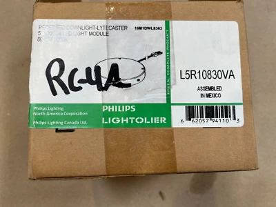 Módulo de iluminación LED de 5" Downlight empotrado Lightolier Lytecaster L5R10830VA Foto 1 de 3