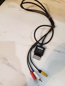 Cable compuesto de audio/video oficial OEM Microsoft Xbox 360 AV RCA leer... - Imagen 1 de 7