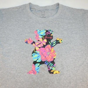 CAMISETA GRIZZLY GRIPTAPE PATINETA DE OSO DE FLORES PARA HOMBRE XL Gris - Imagen 1 de 3