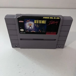 Out of This World Super Nintendo, SNES Game Cart Only Tested Authentic - Picture 1 of 5