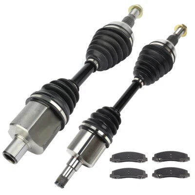 CV Axles & Brake Ceramic Pads For Chevrolet Monte Carlo 3.5L 5.3L 2006 2007 Foto 1 de 4