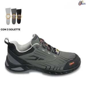 SCARPE ANTINFORTUNISTICHE BETA 7273G BASSA COMODA LEGGERA PELLE IMPERMEABILE - Foto 1 di 6