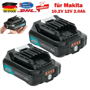 2X 10.8V para Batería Makita 12V 2.0Ah BL1021B BL1041B BL1015 BL1020 BL1040 CXT - Imagen 1 de 12