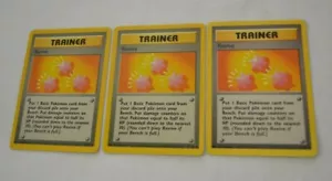 1999 POKEMON TRAINERS REVIVE 89/102 LOT OF THREE CARDS - Picture 1 of 2
