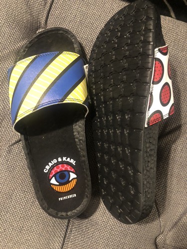 Sandali da nuoto Adidas Adilette Boost Craig e Karl giovani taglia 4 NUOVI* GY5351