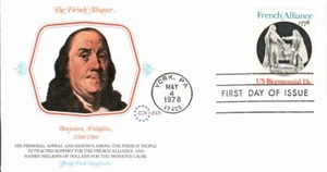 FLEETWOOD - BENJAMIN FRANKLIN MAY 4 1978 YORK PA FIRST DAY COVER (FDC) BX9 - Picture 1 of 2