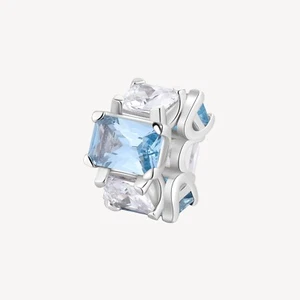 BROSWAY FANCY CHARM CON ZIRCONI IN ARGENTO 925 FCL02 LIGHT BLUE - Foto 1 di 5