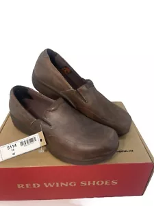 Red Wing Damen Slipper Halbschuh Arbeitsschuhe Größe 10W #5114 braun LESEN - Bild 1 von 14