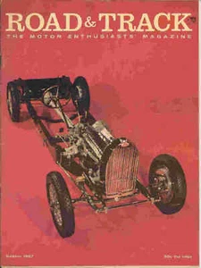 Road & Track 1957 Oct bugatti mercedes fiat jomar dkw - Imagen 1 de 1