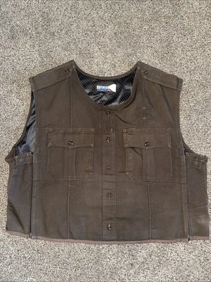 BLAUER 8970 RAYON ARMORSKIN VEST OUTER ARMOR CARRIER SHERIFF BROWN - Size L / XL - Image 1 of 4