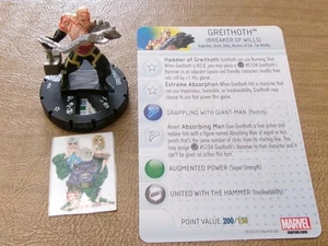 =HeroClix Marvel FEAR SELF Greithoth Breaker of Wills 024 con tarjeta = - Imagen 1 de 1