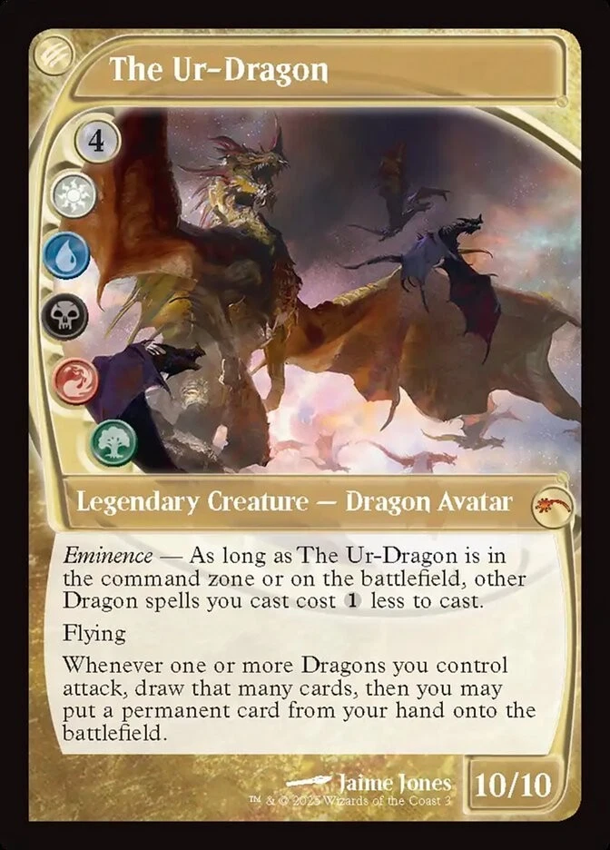 MTG ** FOIL ** The Ur-Dragon (Future Sight) - Image 1 of 1