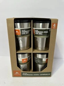 Ozark Trail 4 10 Unzen LowBall Becher Edelstahl Vakuumversiegelung Doppelwandig Neu - Bild 1 von 4