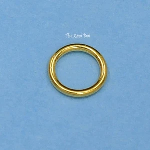 7MM 19 Gauge 14k Solid Yellow Gold Open Jump Ring Quantity: (1) - Picture 1 of 7