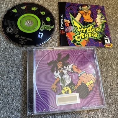 Jet Grind Radio (SEGA Dreamcast, 2000) CIB Completo con Manual ~ Buen Estado Foto 1 de 4