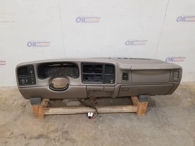 02 2002 GMC SIERRA 1500 SLT DASH PANEL ASSEMBLY GRAY WITH SRS  Foto 1 de 4