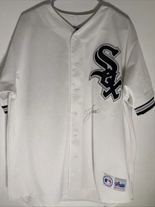 Vintage Chicago White Sox Jersey 90s Majestic MLB Baseball Adult XL Unknown Auto - Picture 1 of 6